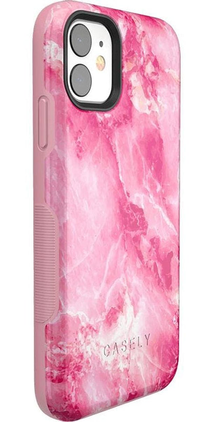 Pretty in Pink | Hot Pink Marble Case iPhone Case get.casely