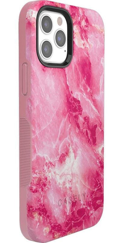 Pretty in Pink | Hot Pink Marble Case iPhone Case get.casely