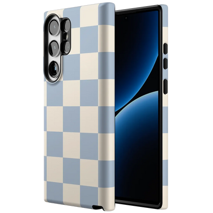Fit Check | Light Blue Checkerboard Case