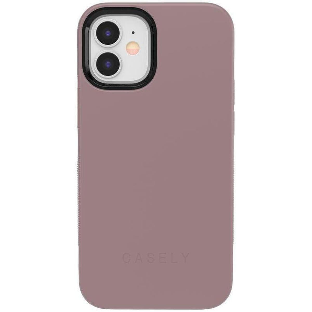Purple Taupe on Nude | Ultra-Protective Bold Case iPhone Case get.casely Bold iPhone 12 Mini
