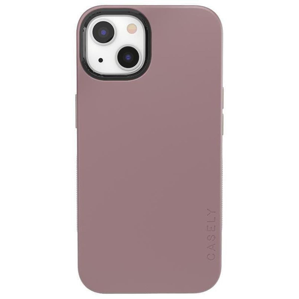 Purple Taupe on Nude | Ultra-Protective Bold Case iPhone Case get.casely Bold + MagSafe® iPhone 13