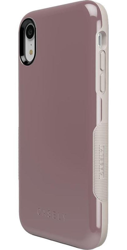 Purple Taupe on Nude | Ultra-Protective Bold Case iPhone Case get.casely