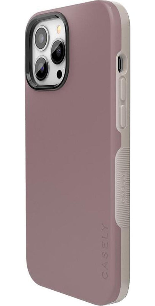 Purple Taupe on Nude | Ultra-Protective Bold Case iPhone Case get.casely