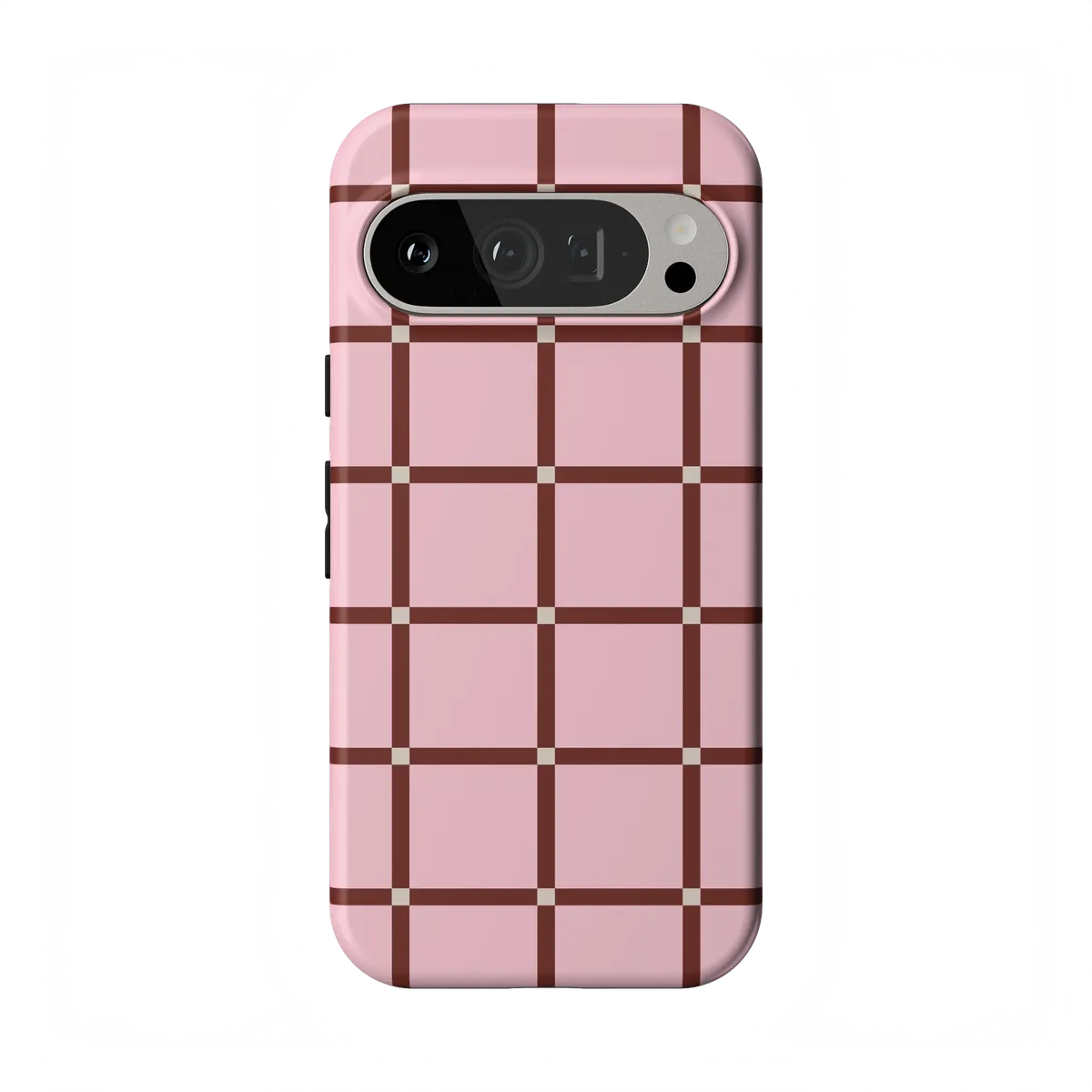 Uptown Gridlock | Pink Checkerboard Case
