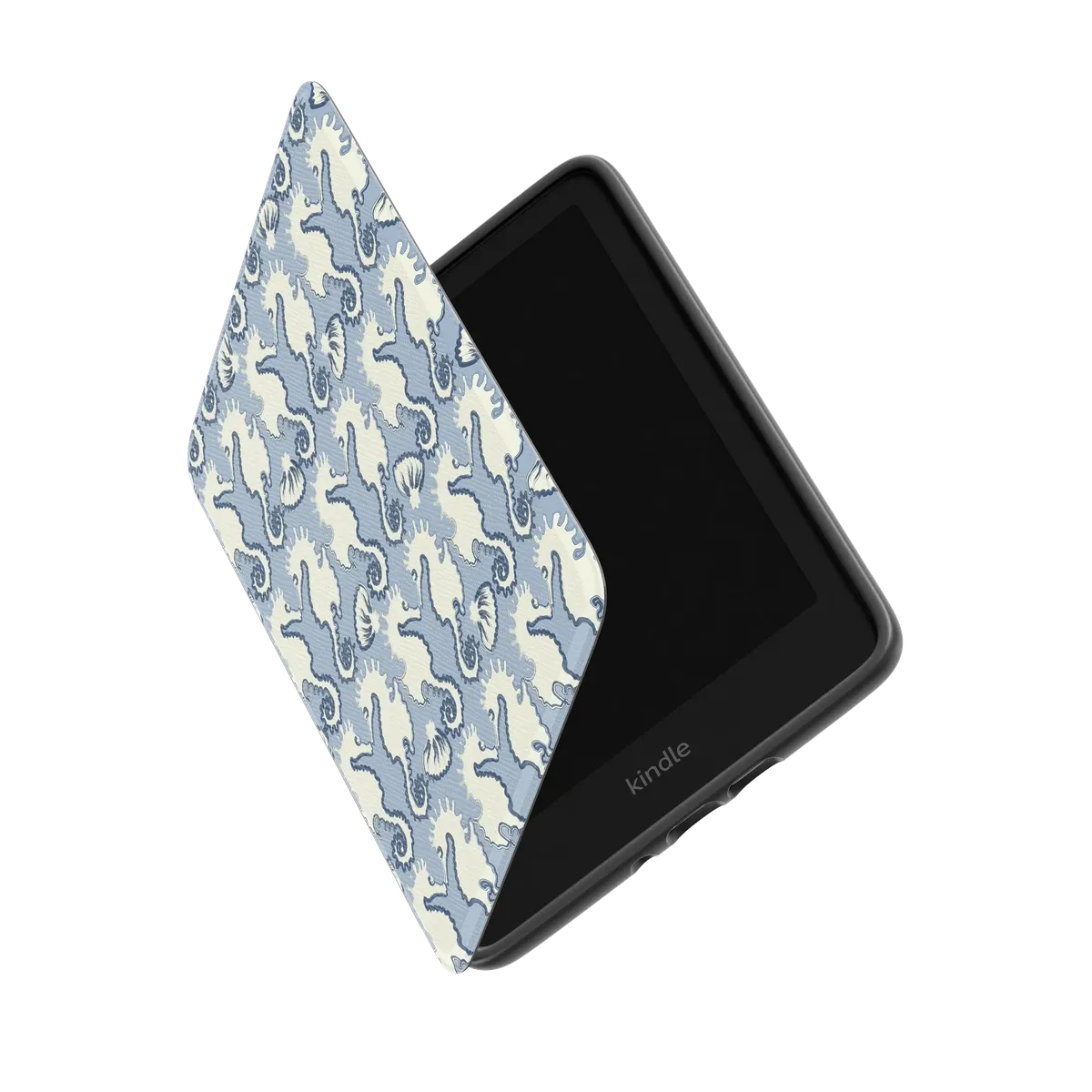 Seahorse Drift | Coastal Blues Kindle Case