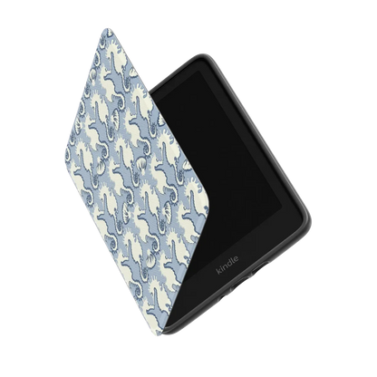 Seahorse Drift | Coastal Blues Kindle Case