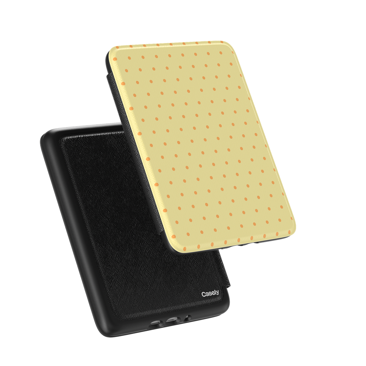 On the Dot | Yellow Polka Dot Kindle Case