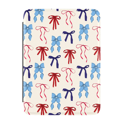 American Girlie | Red White & Blue Bows Kindle Case