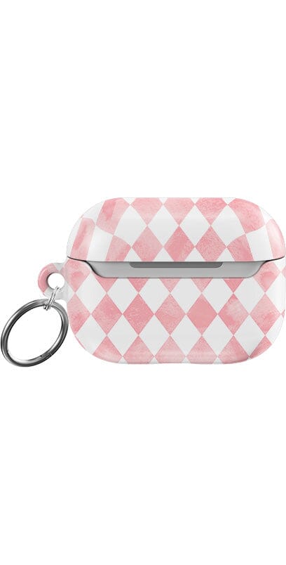 Queen of Diamonds | Pink Watercolor AirPods Case AirPods Case Casetry