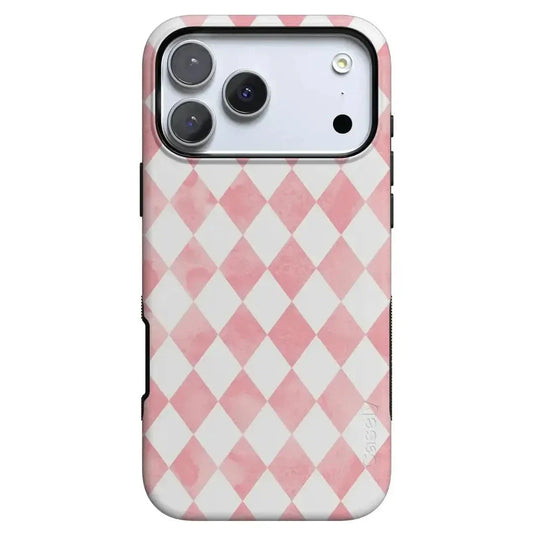 Queen of Diamonds | Pink Watercolor Case Phone Case Casetry Bold Flex + MagSafe® iPhone 17 Pro Max