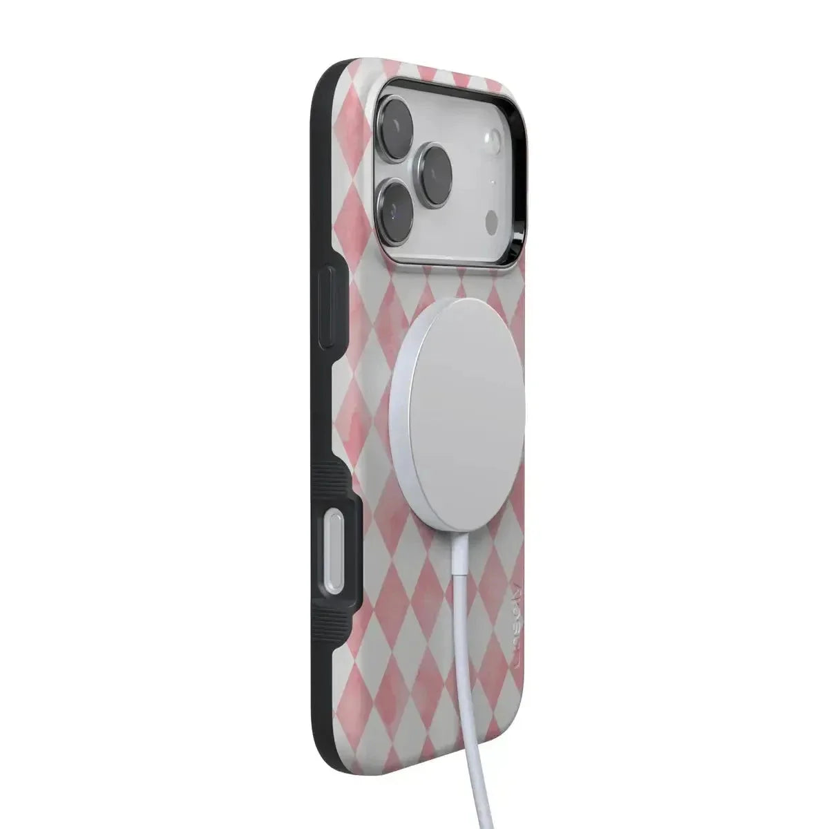 Queen of Diamonds | Pink Watercolor Case Phone Case Casetry