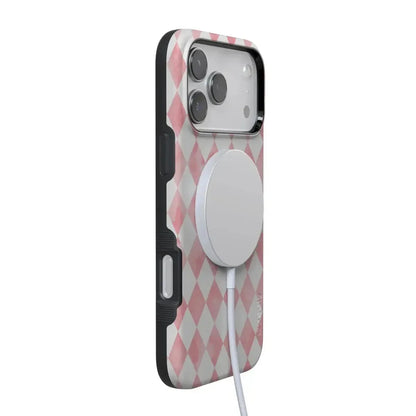Queen of Diamonds | Pink Watercolor Case Phone Case Casetry