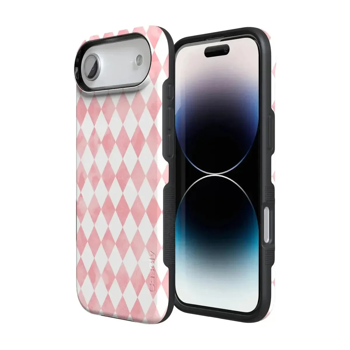 Queen of Diamonds | Pink Watercolor Case Phone Case Casetry