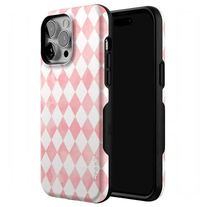 Queen of Diamonds | Pink Watercolor Case Phone Case Casetry