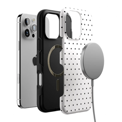 On the Dot | Black Polka Dot Case