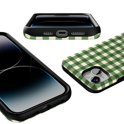 Checked Twice | Green Plaid Case