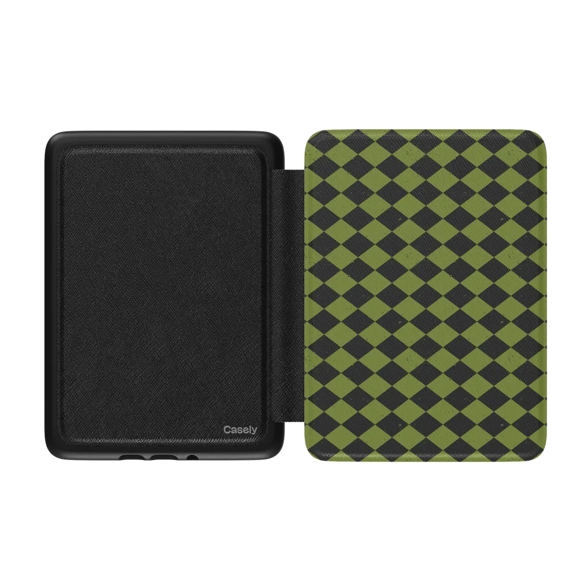 Wicked Hex | Green Checkered Kindle Case