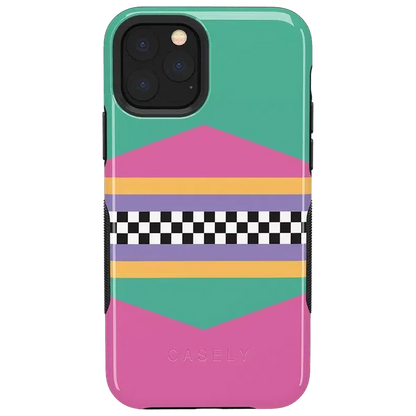 Rad Dad | 80's Colorblock Case iPhone Case get.casely Bold iPhone 11 Pro Max