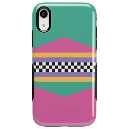 Rad Dad | 80's Colorblock Case iPhone Case get.casely Bold iPhone XR