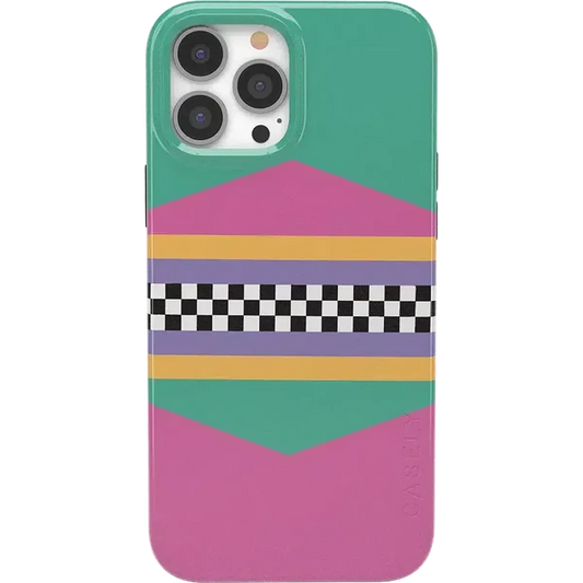 Rad Dad | 80's Colorblock Case iPhone Case get.casely Classic + MagSafe® iPhone 13 Pro Max