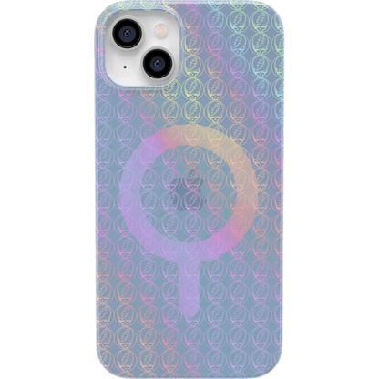 Rainbow Ripple | Holographic Grateful Dead Case iPhone Case get.casely Classic + MagSafe® iPhone 14 Plus