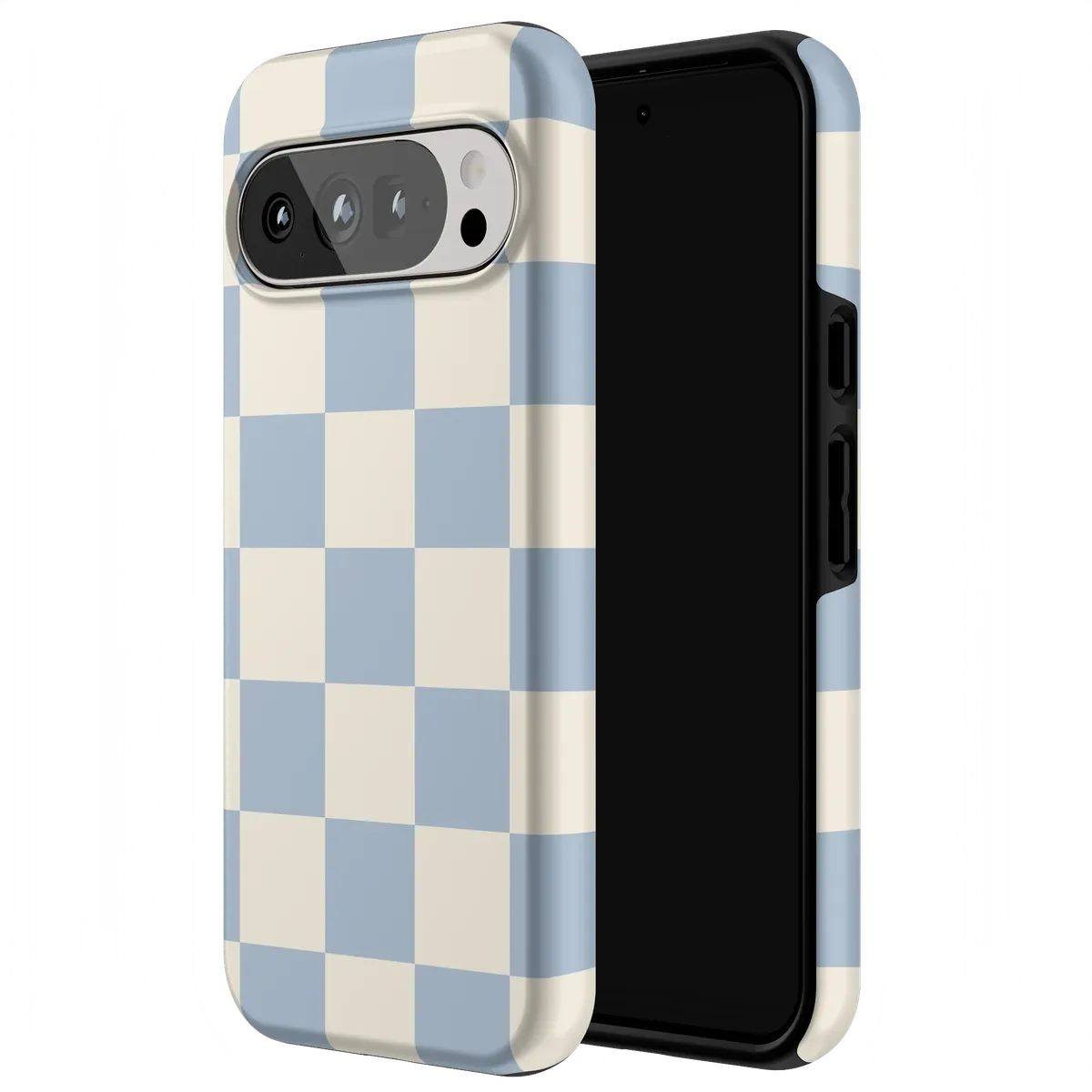 Fit Check | Light Blue Checkerboard Case