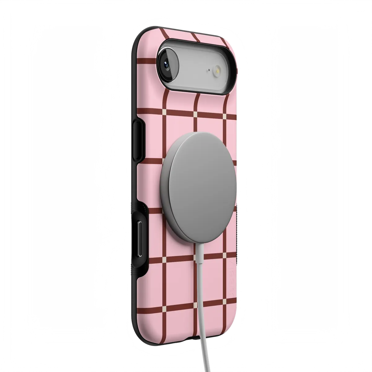Uptown Gridlock | Pink Checkerboard Case