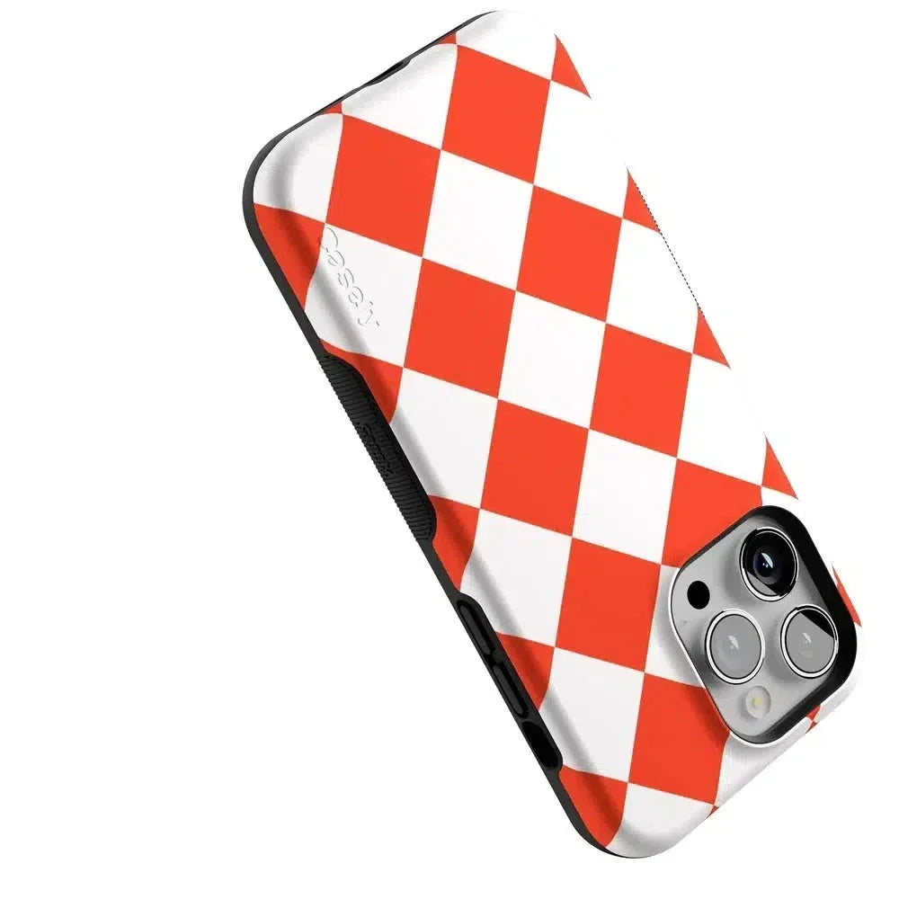 Red Checkerboard | High Contrast Design Case Phone Case Casetry