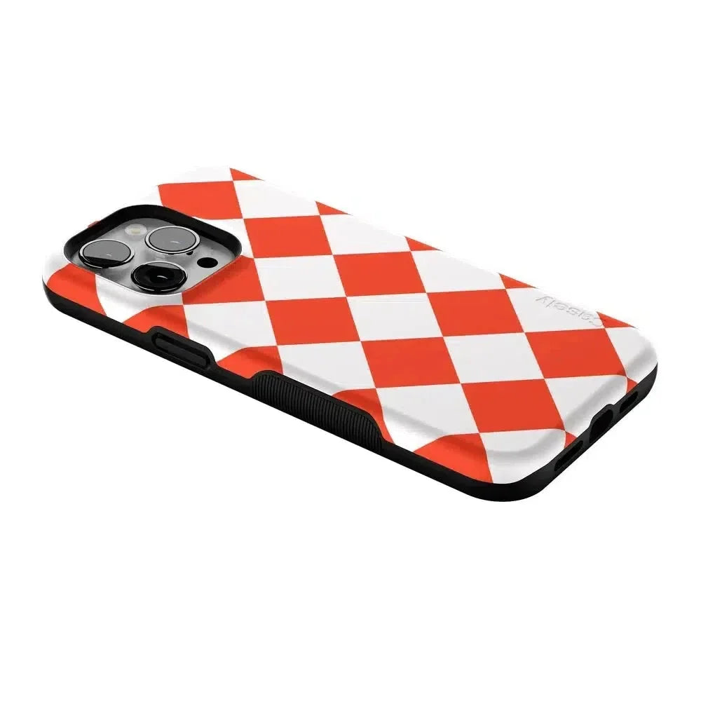 Red Checkerboard | High Contrast Design Case Phone Case Casetry