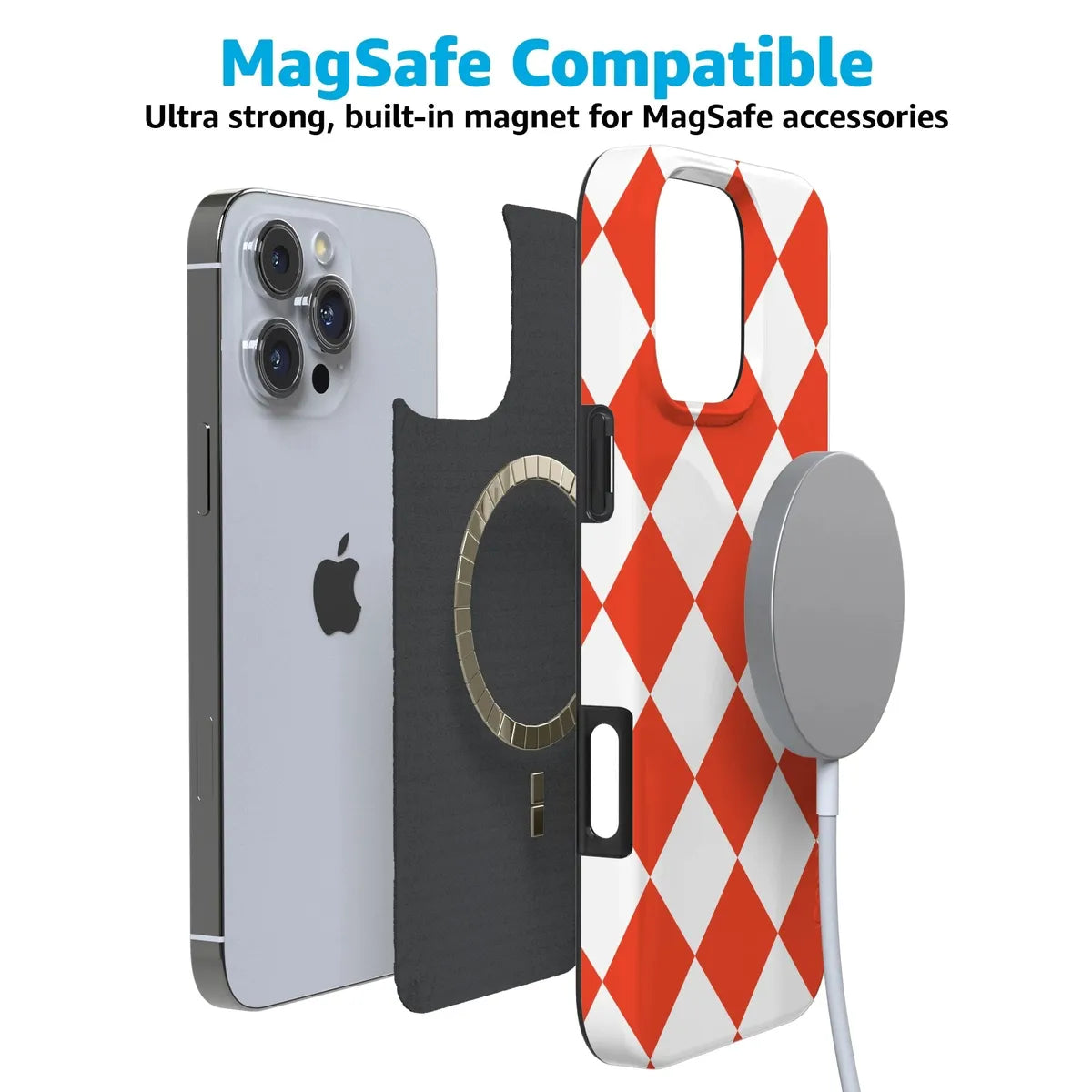 Red Checkerboard | High Contrast Design Case Phone Case Casetry