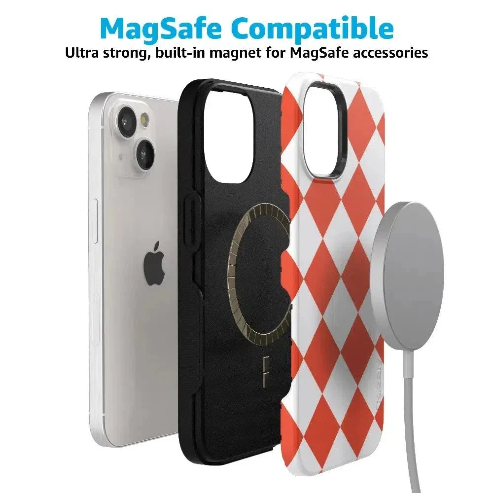 Red Checkerboard | High Contrast Design Case Phone Case Casetry