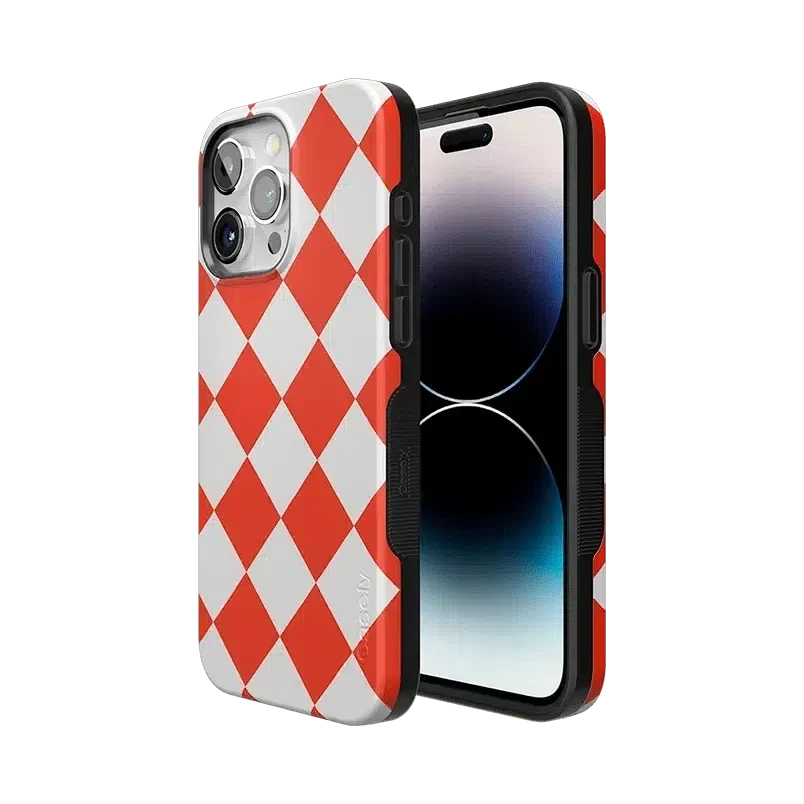 Red Checkerboard | High Contrast Design Case Phone Case Casetry