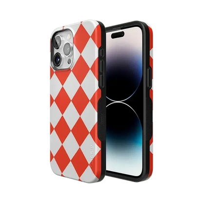 Red Checkerboard | High Contrast Design Case Phone Case Casetry