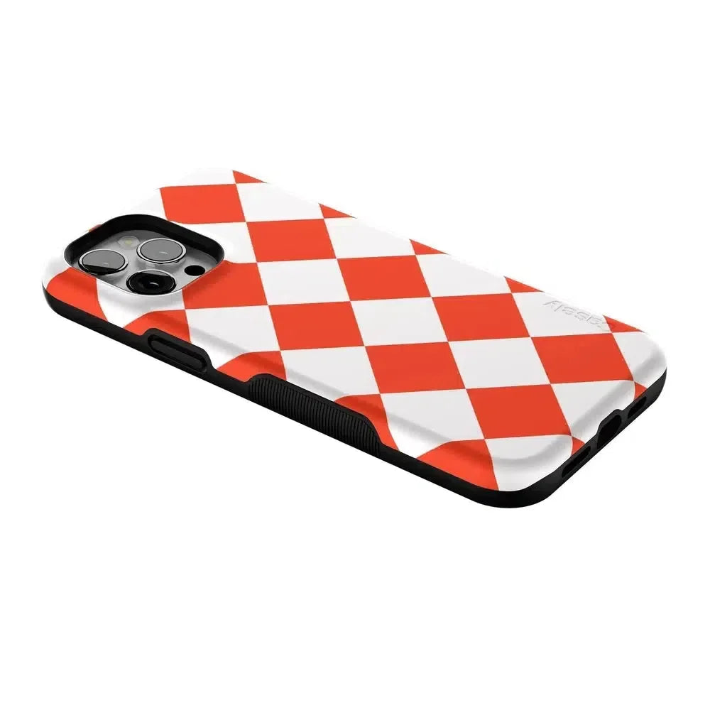 Red Checkerboard | High Contrast Design Case Phone Case Casetry