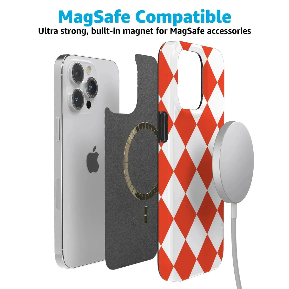 Red Checkerboard | High Contrast Design Case Phone Case Casetry
