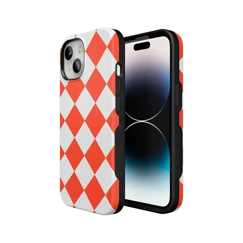 Red Checkerboard | High Contrast Design Case Phone Case Casetry