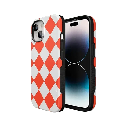 Red Checkerboard | High Contrast Design Case Phone Case Casetry