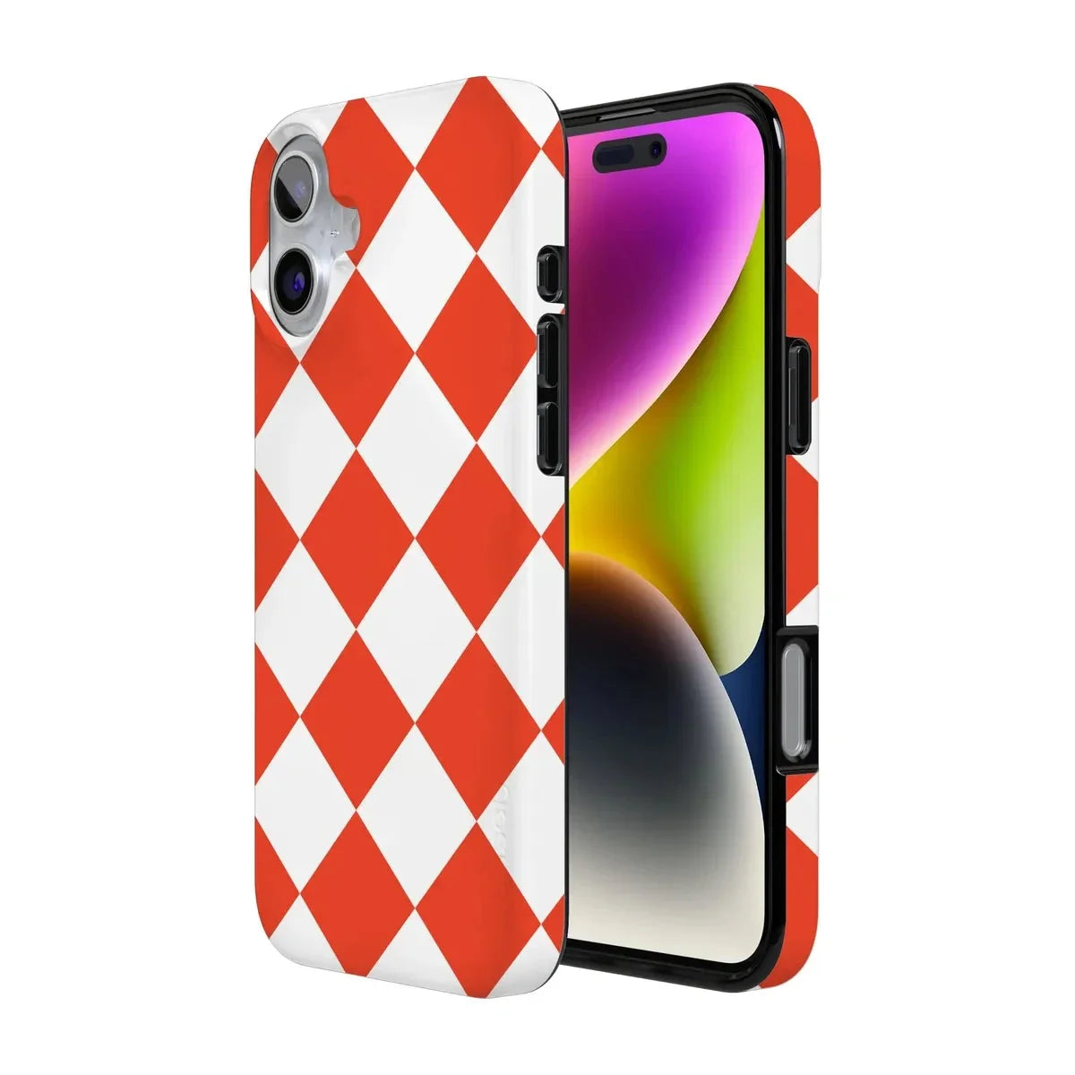 Red Checkerboard | High Contrast Design Case Phone Case Casetry