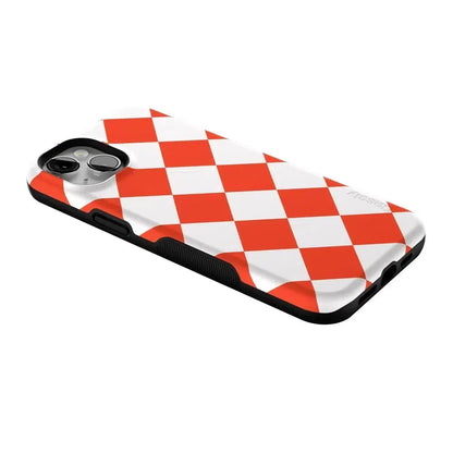 Red Checkerboard | High Contrast Design Case Phone Case Casetry