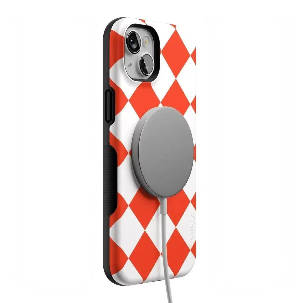 Red Checkerboard | High Contrast Design Case Phone Case Casetry