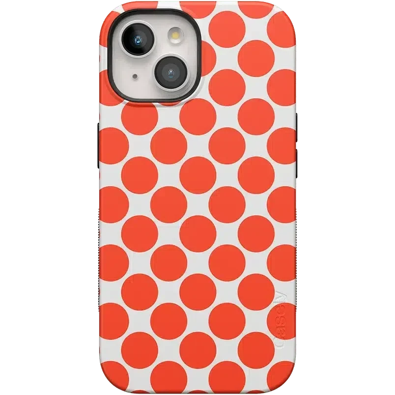 Red Dots | High Contrast Design Case Phone Case Casetry Bold Flex + MagSafe® iPhone 15 Plus