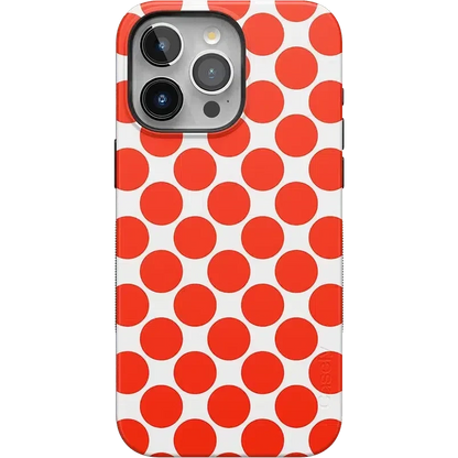 Red Dots | High Contrast Design Case Phone Case Casetry Bold Flex + MagSafe® iPhone 15 Pro Max