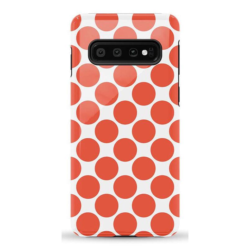 Red Dots | High Contrast Design Case Phone Case Casetry Essential Galaxy S10