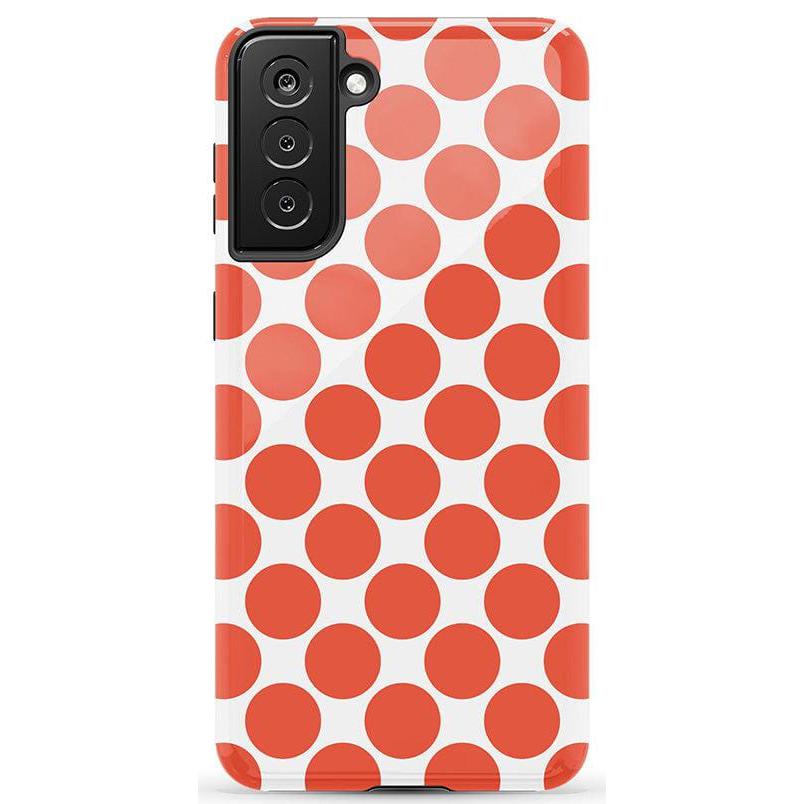 Red Dots | High Contrast Design Case Phone Case Casetry Essential Galaxy S21 Plus