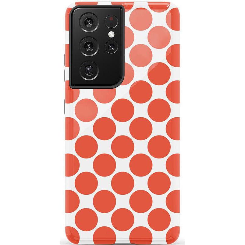 Red Dots | High Contrast Design Case Phone Case Casetry Essential Galaxy S21 Ultra