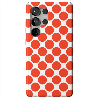 Red Dots | High Contrast Design Case Phone Case Casetry Essential + MagSafe® Galaxy S25 Ultra
