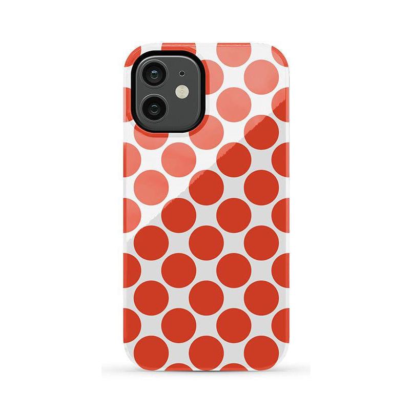 Red Dots | High Contrast Design Case Phone Case Casetry Essential iPhone 12 Mini