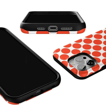 Red Dots | High Contrast Design Case Phone Case Casetry