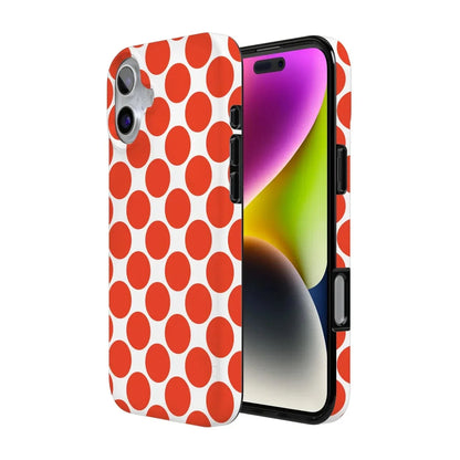 Red Dots | High Contrast Design Case Phone Case Casetry