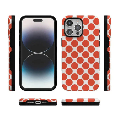 Red Dots | High Contrast Design Case Phone Case Casetry